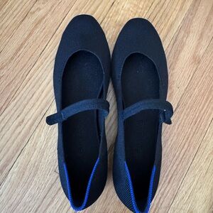 NWOT Rothy’s The Square Mary Jane sz 9 Black